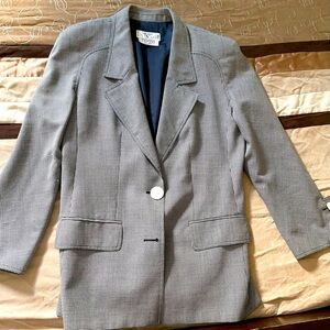 Valentino blazer black & white checkers